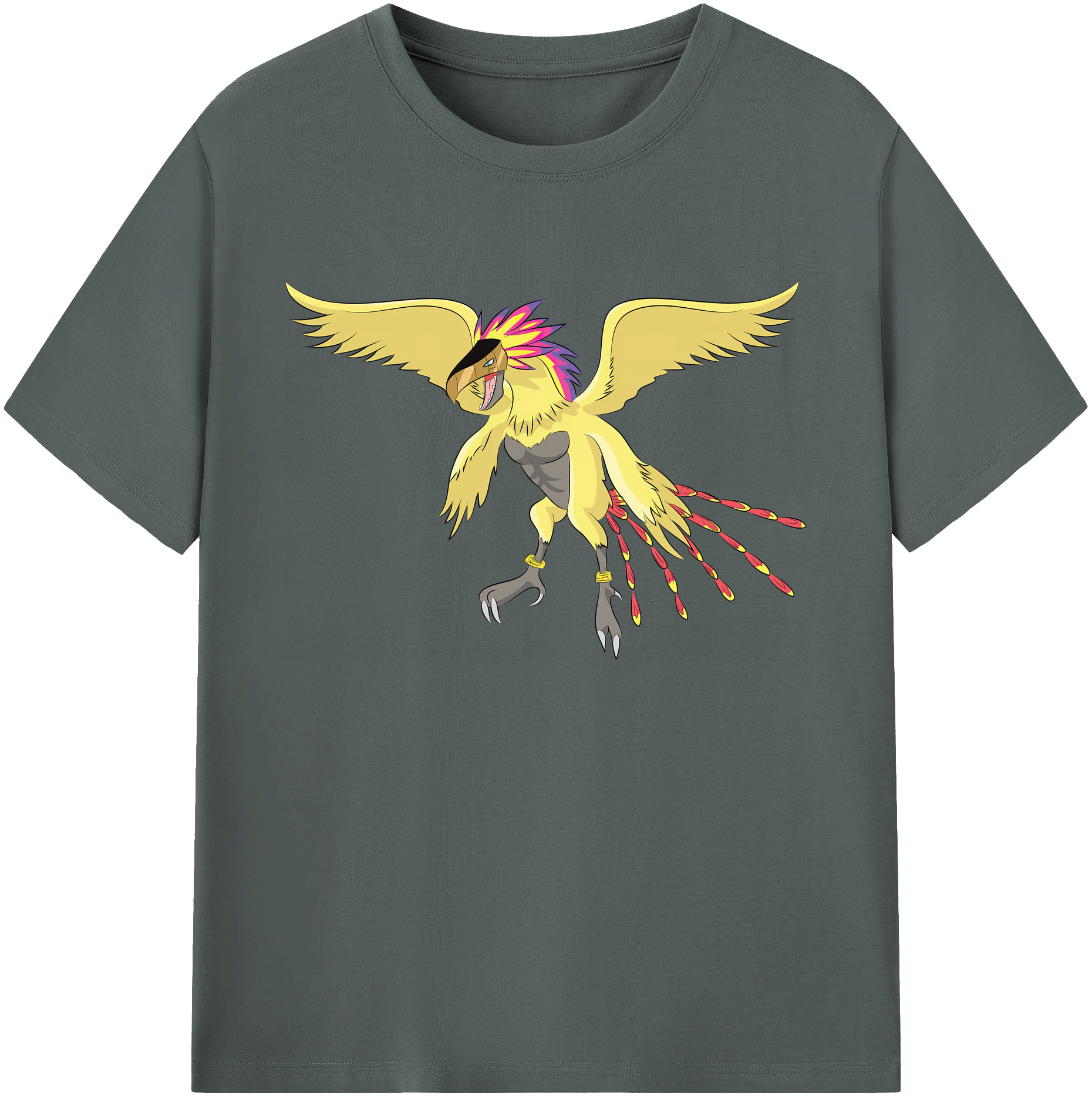 （画像用） Digimon デジタルモンスター/デジモン 綿100％ メンズ半袖Tシャツ｜肌触りやわらか＆通気性